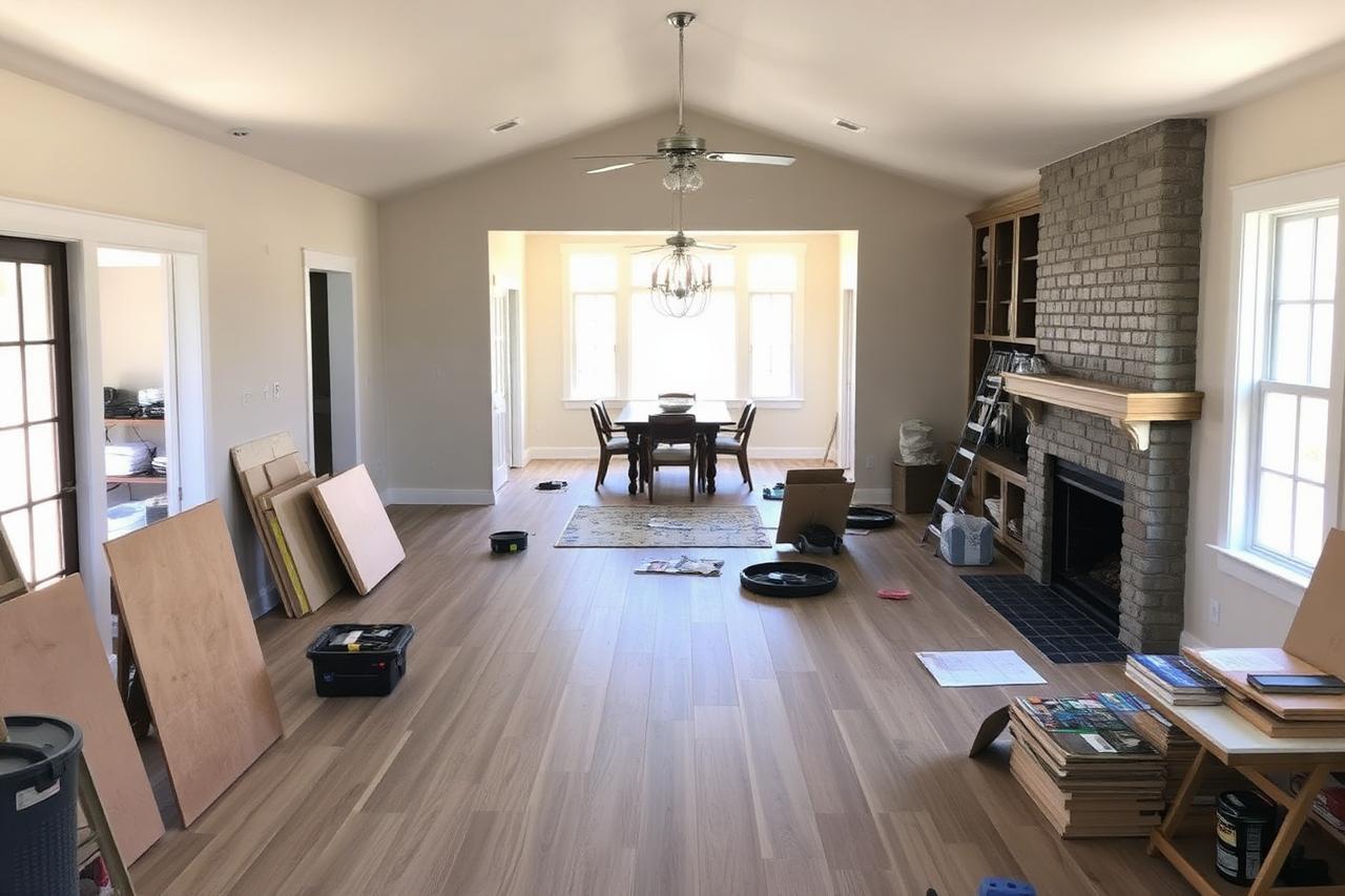 Whole-home interior renovation in Phoenix with new flooring installation by a top-rated remodeling company